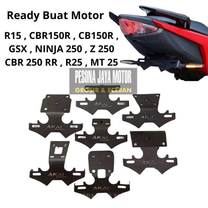 Tail Tidy Breket Plat Nomor Belakang Spakbor Belakang Variasi Akai