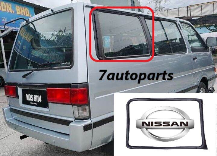 Original Spec Nissan Vanette C Belakang Cermin Getah Rear Quarter