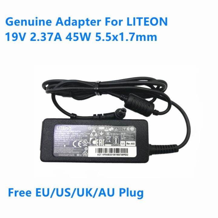 Two Year Warranty Genuine 19V 2 37A 45W LITEON PA 1450 26 Power Supply