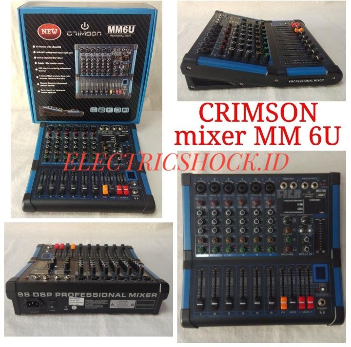 MIXER CRIMSON MM6U 6 CHANNEL ORIGINAL Lazada Indonesia