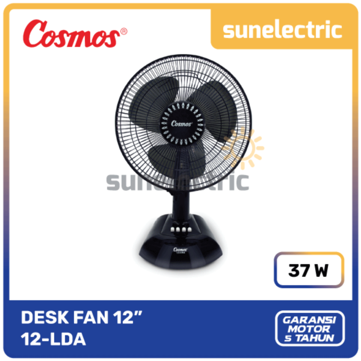 Cosmos 12 LDA Kipas Angin Meja Desk Fan 12 Inch 30 Cm 12LDA 12