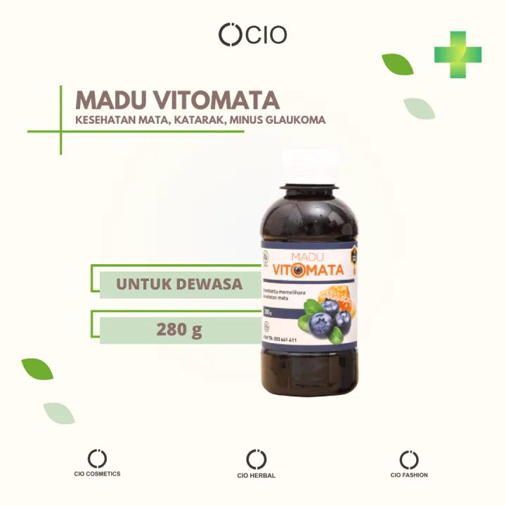 Madu Vitomata Obat Herbal Kesehatan Mata Minus Dan Katarak Lazada