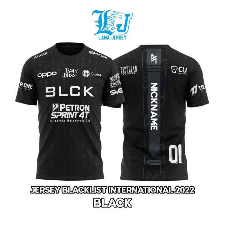 2023 International BLACKLIST T Shirt Jersey MPL S9 Free Request