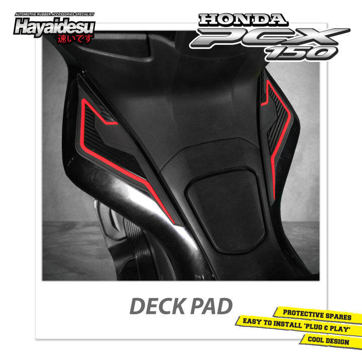 Hayaidesu Honda PCX 150 Deck Pad Body Protector Cover Lazada PH