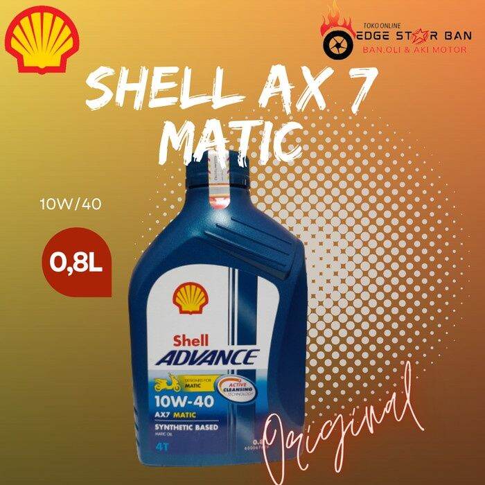 Oli Mesin Shell Ax Matic T W Liter Lazada Indonesia