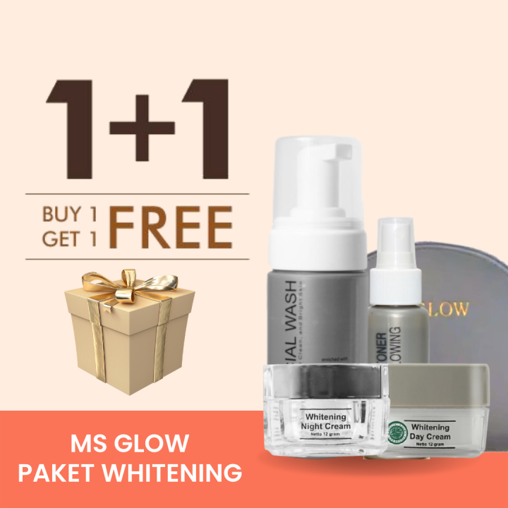 Ms Glow Whitening Series Bpom Original Pencerah Wajah Terbaik Ms Glow