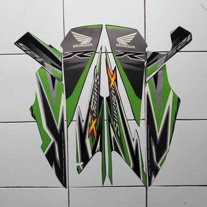 Stiker Striping Motor Honda Supra X R Hijau Lazada Indonesia