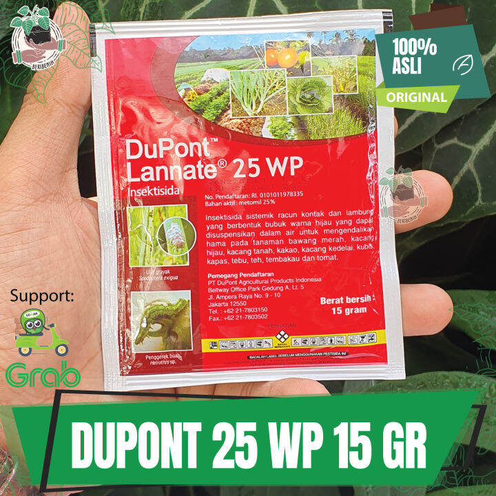 Dupont Lannate Insektisida Anti Hama Ulat Tanaman Hias Buah Daun Wp