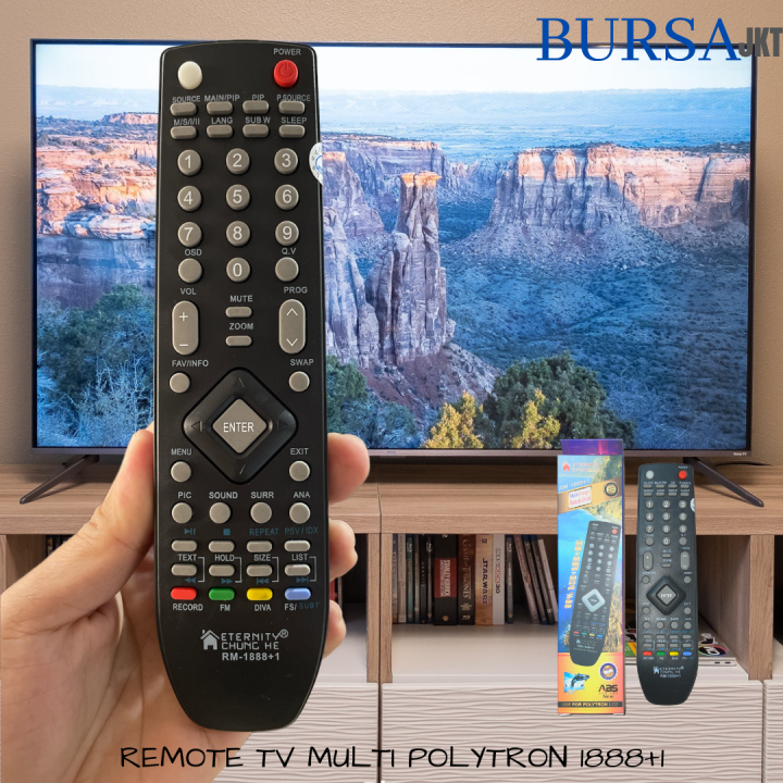 Remote Tv Polytron Tabung Lcd Led Polytron Multi Fungsi Lazada Indonesia