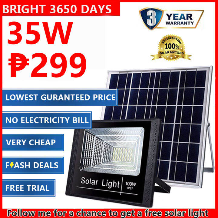 W W Solar Light Outdoor Led Light Solar Flood Waterproof Street