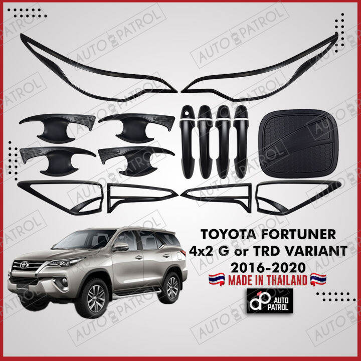 Toyota Fortuner X G Or Trd Variant Combo Set Garnish Matte