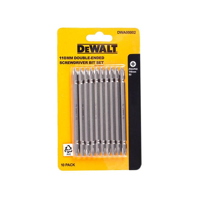 Dewalt Dwa Double Ended Ph Screwdriver Bit Set Pcs Mm