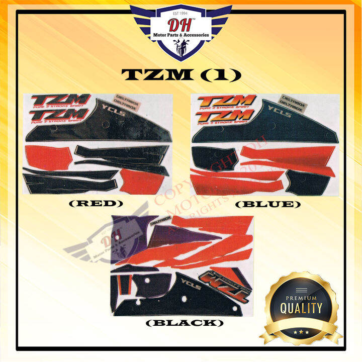 Tzm Sticker Body Stripe Yamaha Lazada