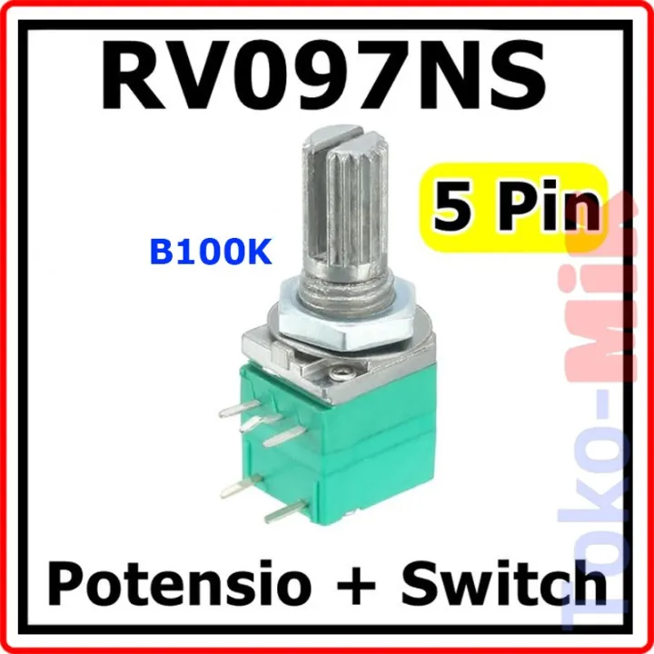 Rv Ns Sealad Potensiometer Mono Potensio Meter Switch Saklar Pin