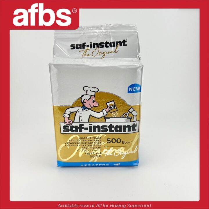 AFBS Saf Instant INSTANT DRY YEAST Gold Label 500g Food Additive