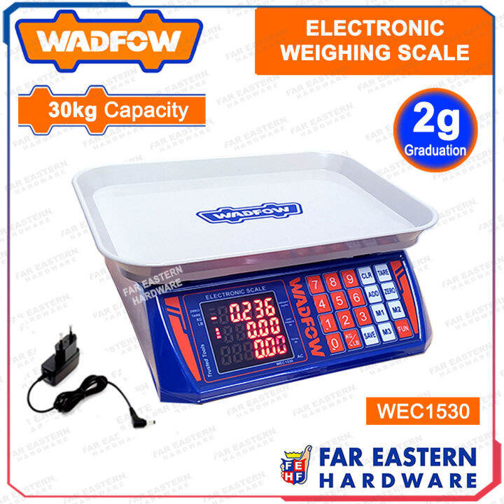 Wadfow Digital Weighing Scale Electronic W Charger Kg Capacity