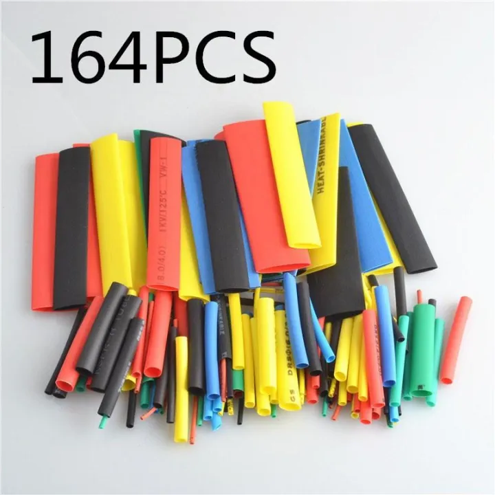 Diotem Pcs Set Polyolefin Shrinking Assorted Heat Shrink Tube Wire