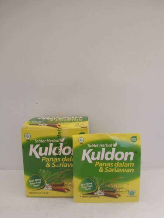 KULDON KULDON SARIAWAN 4 S Tablet Panas Dalam Tenggorokan Kering