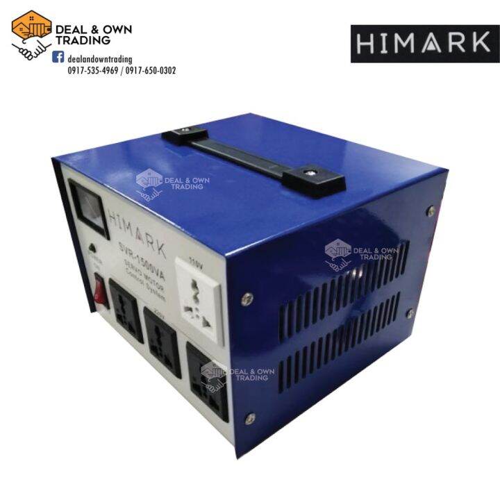 Himark SVR 1500 VA AVR Automatic Voltage Regulator 1500W HB Lazada PH