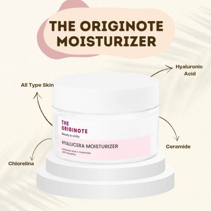 The Originote Hyalucera Moisturizer Gel 50ml Pelembab Muka Skin