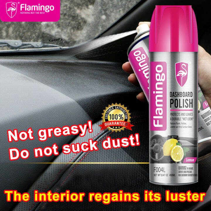 Flamingo Car Dashboard Cleaner 450ml Prevent Aging And Fading Of Car