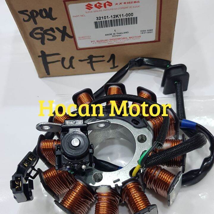 STATOR COMP SPULL ASSY SATRIA FU F1 INJEKSI PNP GSX 32101 12K11 000