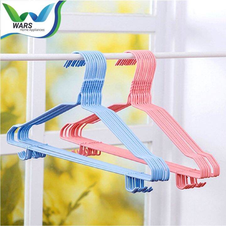 TWIN Hanger Coating Gantungan Baju Isi 10 Pcs Lazada Indonesia