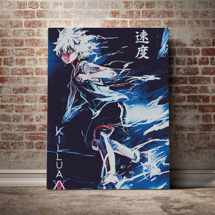 SASA Department Store HUNTERxHUNTER HxH Killua Anime Poster Canvas