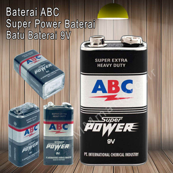 Baterai ABC Super Power Baterai Batu Baterai 9V 1 Pcs Lazada