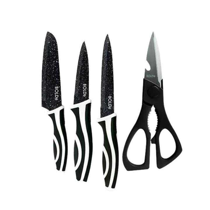 Bolde Pisau Set Super Knives Electra Series 4 Pcs Beige Lazada