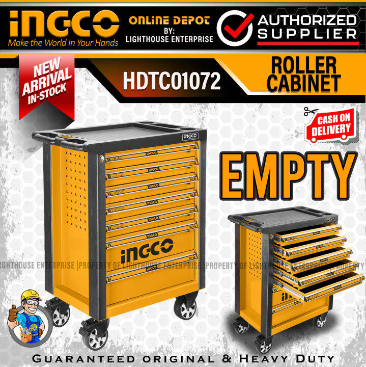 Ingco Roller Cabinet With Pcs Drawers Hdtc Lighthouse