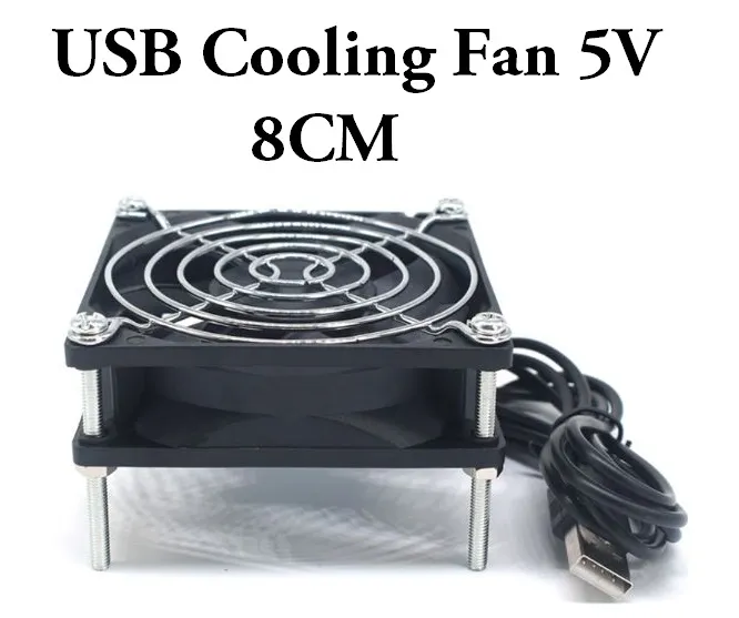 Usb Cooling Fan V Mini Mute Large Wind Chassis Router Cooling Fan Cm