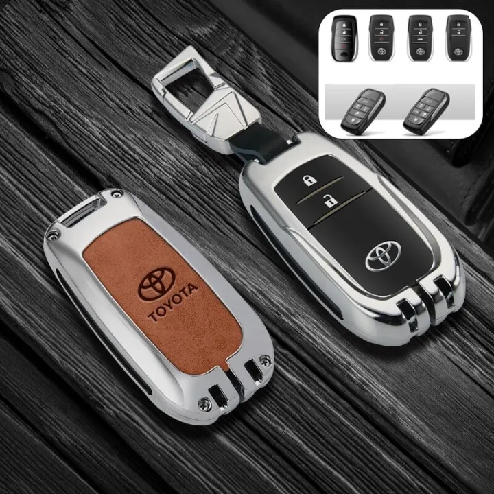 Km Alloy Metal Key Cover For Toyota Fortuner Hilux Revo Innova Corolla