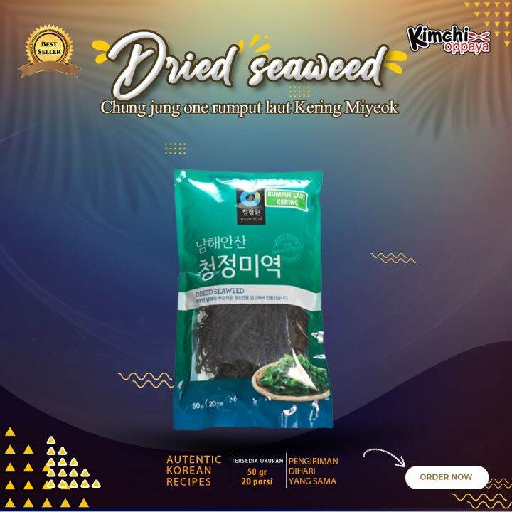 Chung Jung One Miyeok G Orang Dried Seaweed Rumput Laut Kering