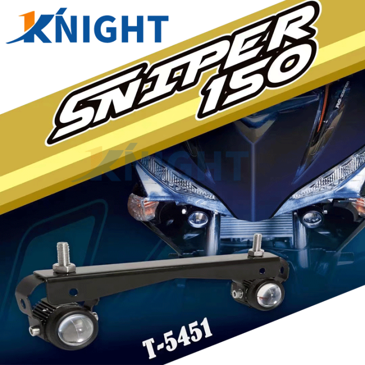 Knight Motorcycle Sniper Led Light Bracket For Mini Driving Light