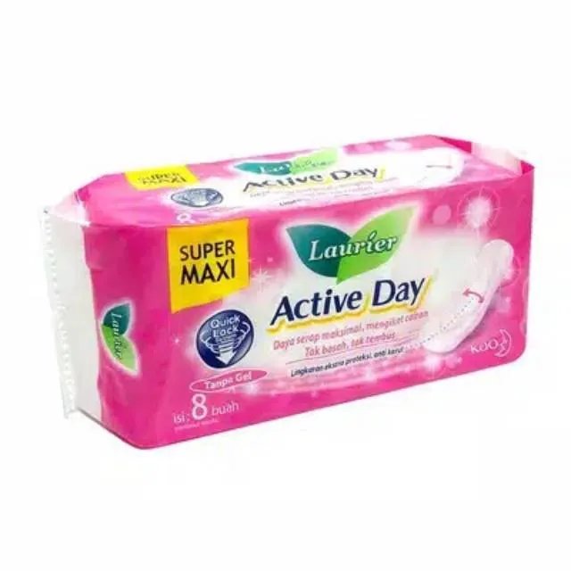 Pembalut Laurier Active Day Super Maxi Non Wing Lazada Indonesia