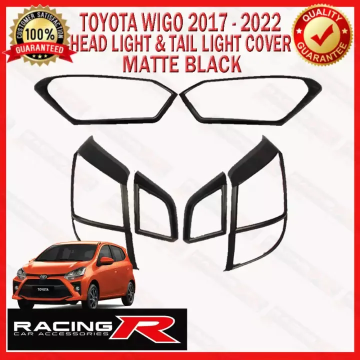 Toyota Wigo To Head Light And Tail Light Matte Black V