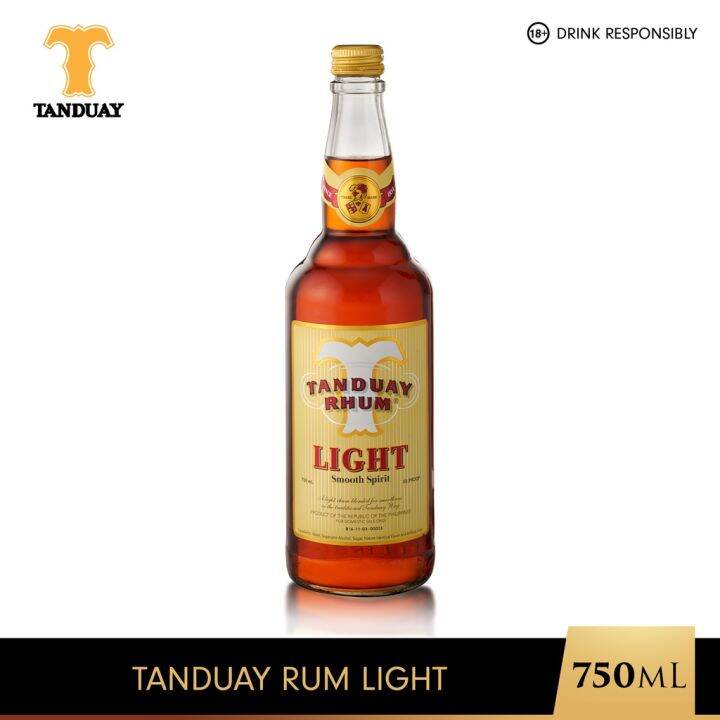 Tanduay Rum Light 750ml Lazada PH