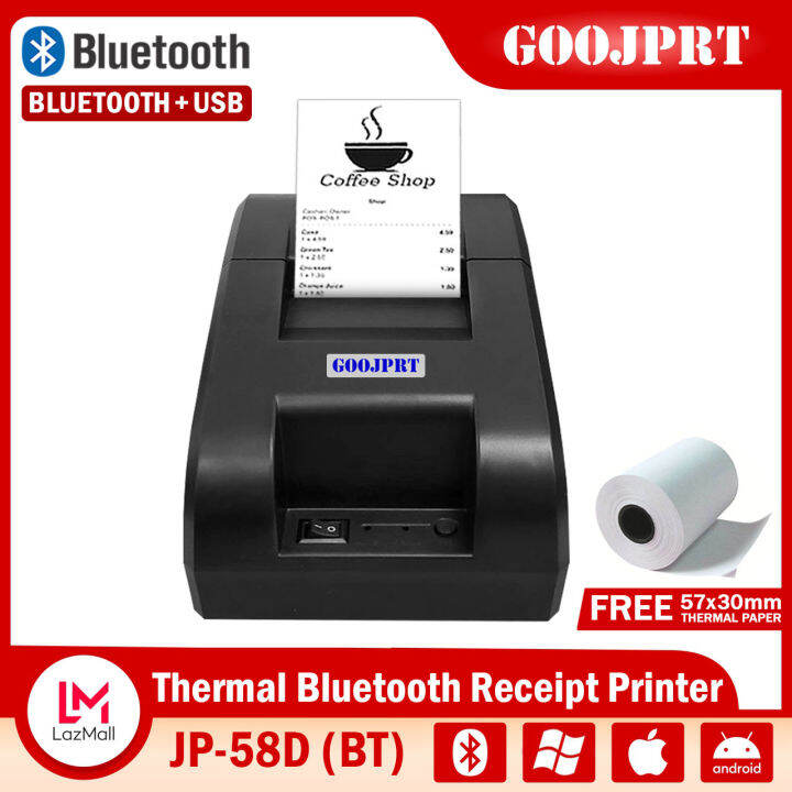 GOOJPRT JP 58D BLUETOOTH VERSION USB Thermal Cash Receipt POS Mini