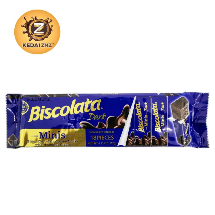 Chocolate Biscolata Minis Dark Wafer Chocolate With Hazelnut Cream