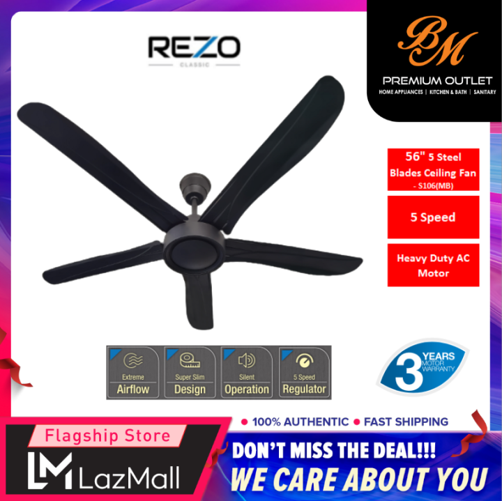 Rezo Regulator Heavy Duty Ac Celing Fan Speed Strong Wind High