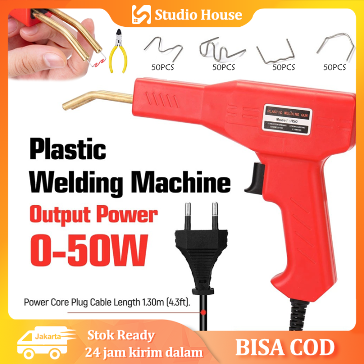 Las Solder Pistol Penyambung Staples Stapler Plastic Welding Gun