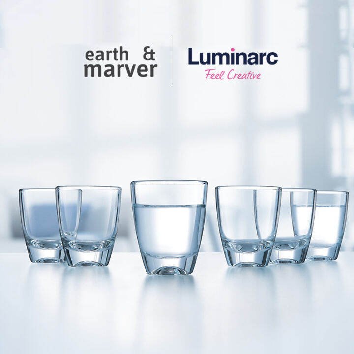 Luminarc Gin Shot Glass Set Of S Set Of S Lazada Singapore