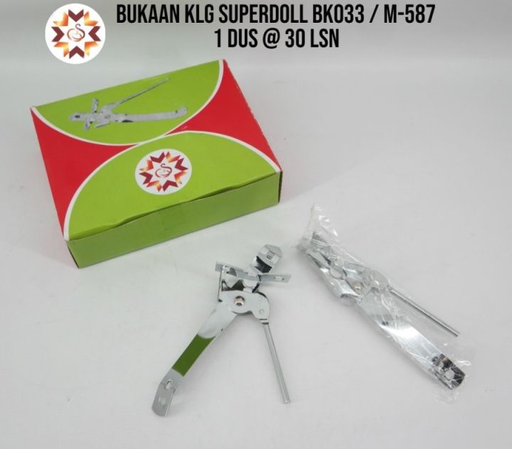 Bukaan Kaleng Superdoll Alat Pembuka Kaleng Botol Stainless Steel Can