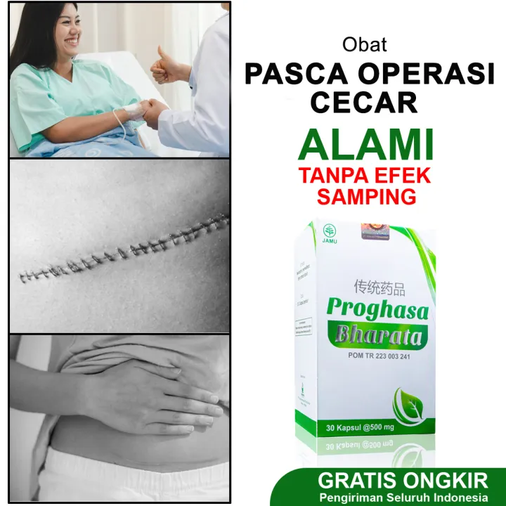 Obat Pasca Operasi Cecar Super Ampuh Proghasa Bharata 100 Original