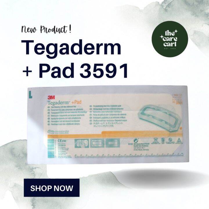 M Tegaderm Pad Film Dressing With Non Adherent Pad X Cm