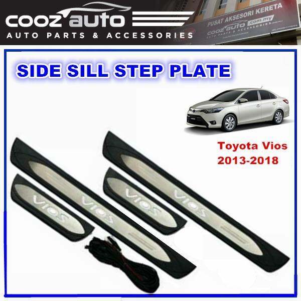 Toyota Vios Led Door Side Sill Step Plates Lazada