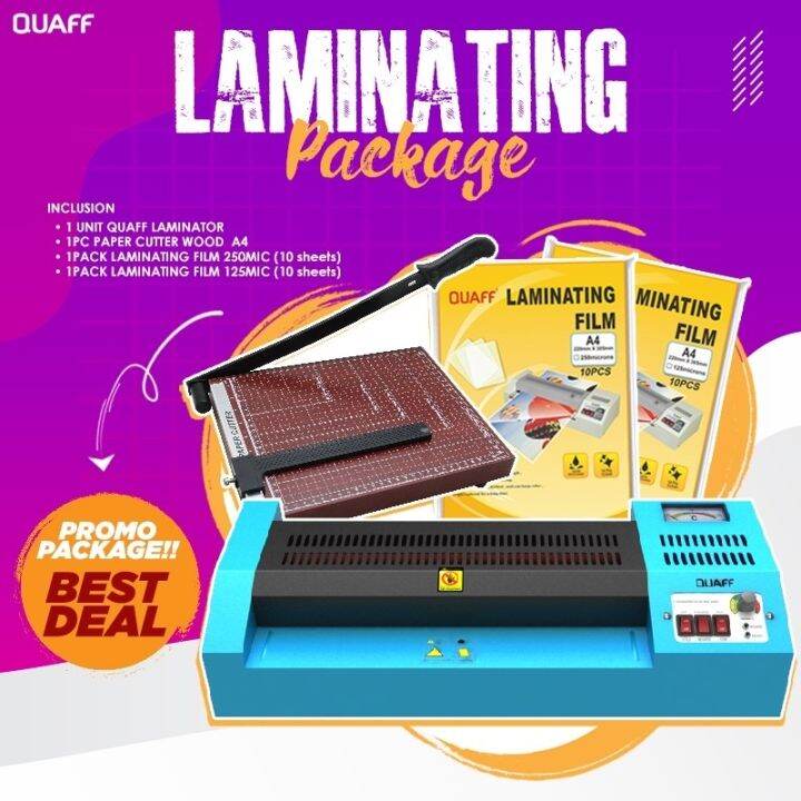 Quaff Cuyi 6in1 Laminating Machine Hot Cold Reverse Laminator