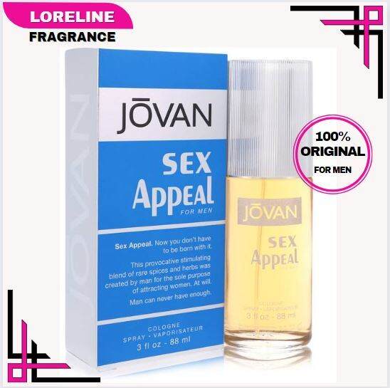 JOVAN SEX APPEAL FOR MEN 88ML Lazada PH