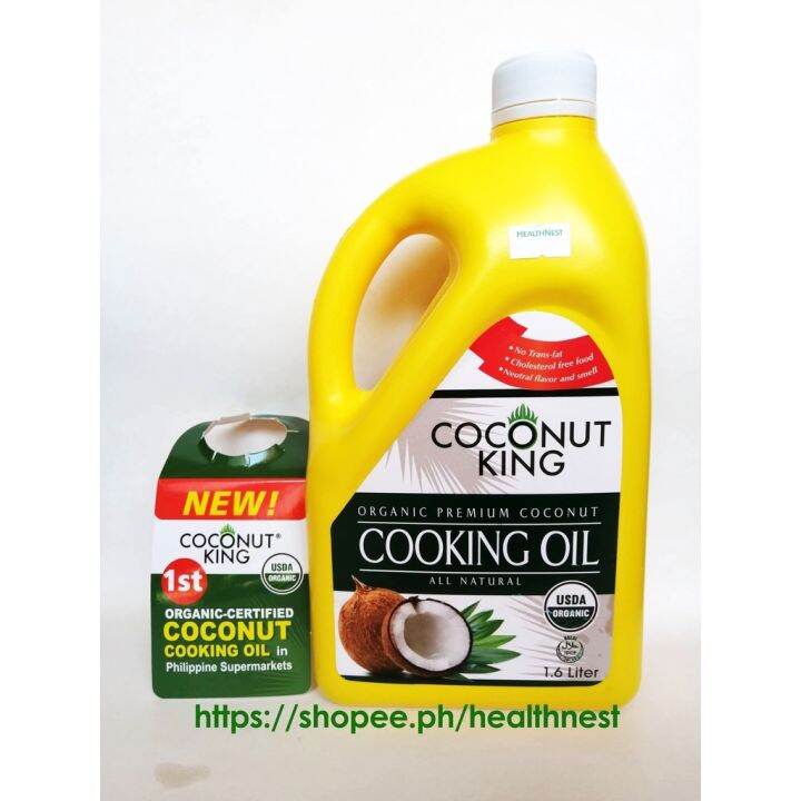 Coconut King Organic Cooking Oil 1 6 Liter Lazada PH